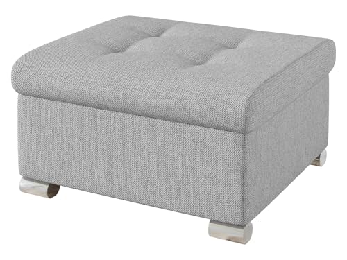 Mirjan24 Polsterhocker Niko klein Sitzbank Sitzhocker Fußbank Pouf Hocker Farbauswahl (Matana 01) von Mirjan24