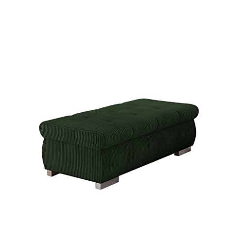 Mirjan24 Polsterhocker Sitzbank Orkan groß Hocker Sitzhocker Modern Pouf Fußbank Sitzmöbel 120x60 (Poso 14) von Mirjan24