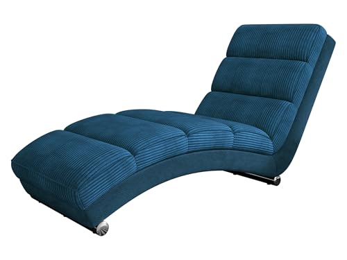 Mirjan24 Relaxliege Holiday Cord, Polstersessel Loungesessel Liegesessel Farbauswahl Relaxsessel Modern Wohnmöbel (Kronos 05 + Poso 05) von Mirjan24