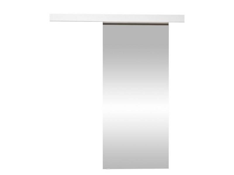 MIRJAN24 Schiebetür Rubi 70 II (Universell - Links / Rechts), Solide Aluminiumgriffe, Selbstschließsystem, Frontspiegel von MIRJAN24