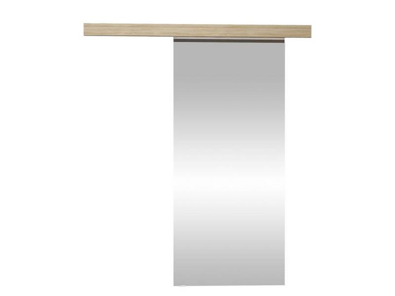 MIRJAN24 Schiebetür Rubi 70 II (Universell - Links / Rechts), Solide Aluminiumgriffe, Selbstschließsystem, Frontspiegel von MIRJAN24