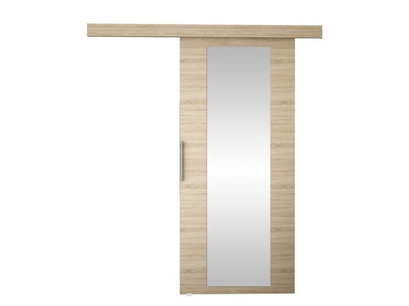 MIRJAN24 Schiebetür Rubi 70 IV (Universell - Links / Rechts), Solide Aluminiumgriffe, Selbstschließsystem, Frontspiegel von MIRJAN24