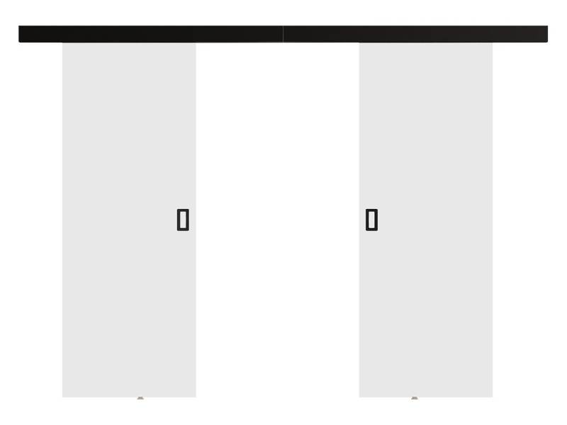 MIRJAN24 Schiebetür Werdi Duo 132 (mit zwei Flügeln), Schließmechanismus, Metallkugellagerschiebesystem von MIRJAN24