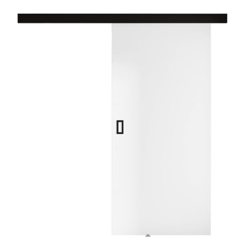 Mirjan24 Schiebetürsystem Fulmar mit Selbstschließer, Innentüren, Komplett-Set für Schiebetüren mit Trennwände (Weiß, Modell 70.) von Mirjan24