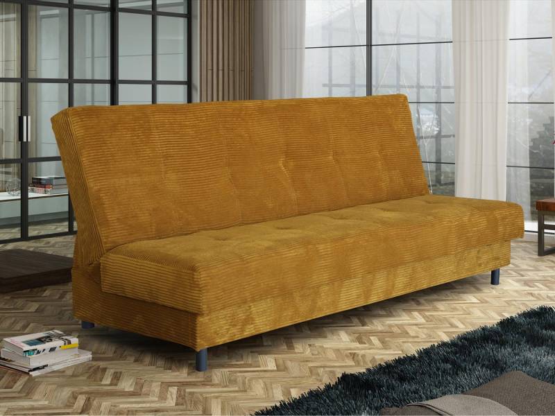 MIRJAN24 Schlafsofa Enduro XIV Cord, mit Schlaffunktion und Bettkasten, Aufklappbar, 3 Sitzer Sofa von MIRJAN24