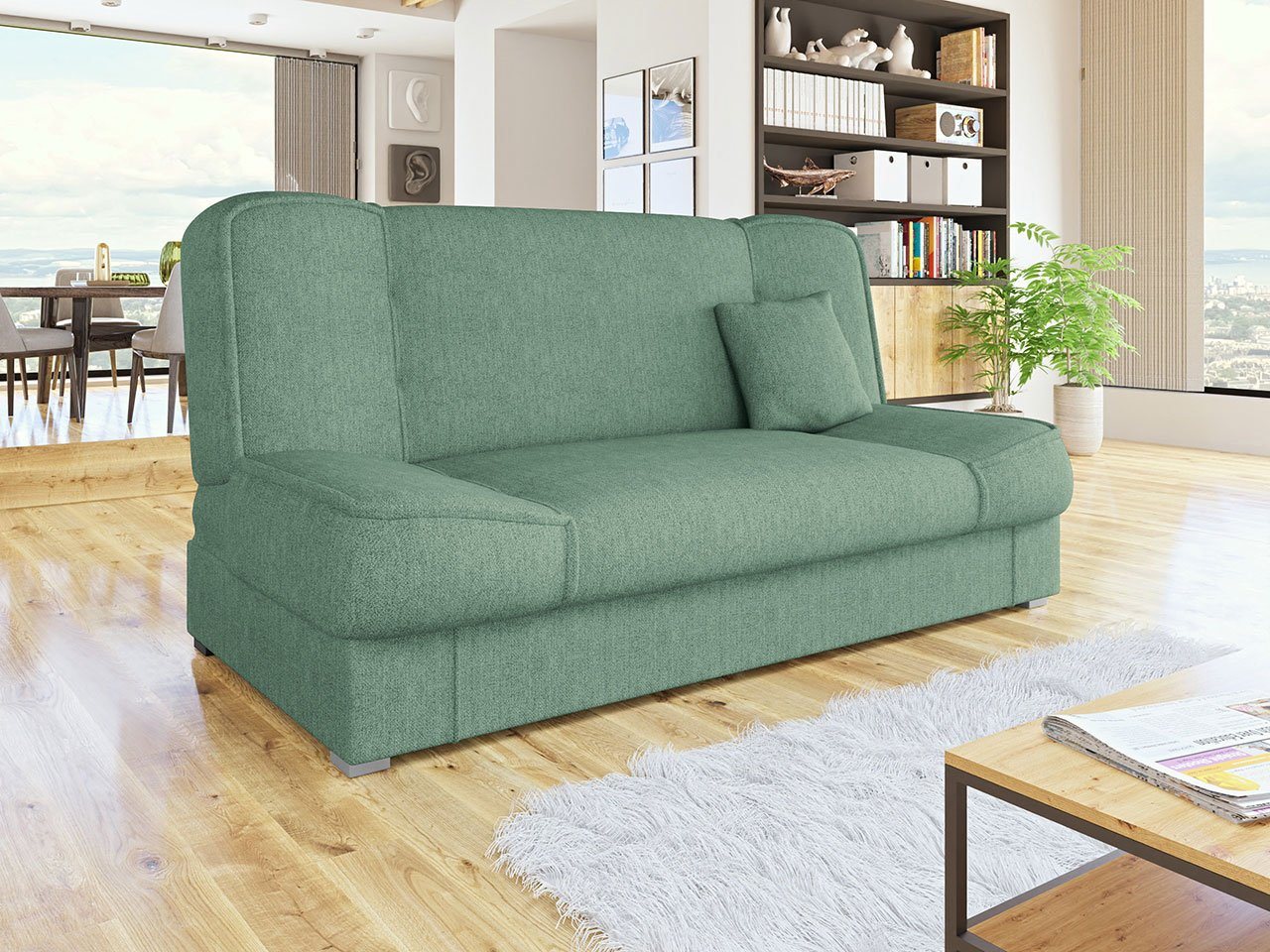 MIRJAN24 Schlafsofa Gabi, mit Bettkasten und Schlaffunktion, Wellenfeder, mir Kissen, Aufklappmechanismus MIRJAN24 Schlafsofa Gabi, mit Bettkasten und Schlaffunktion, Wellenfeder, mir Kissen, Aufklappmechanismus von MIRJAN24