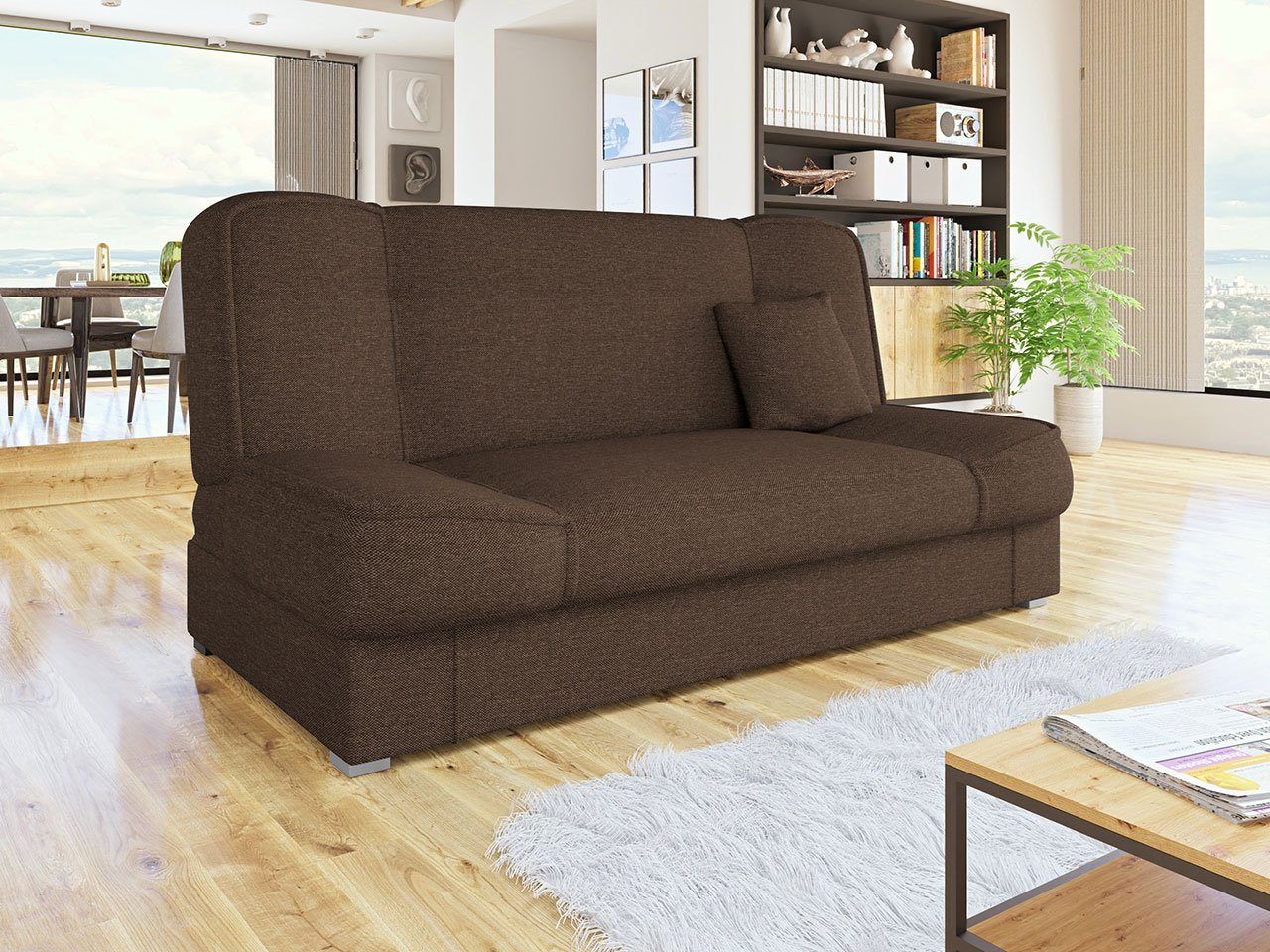 MIRJAN24 Schlafsofa Gabi, mit Bettkasten und Schlaffunktion, Wellenfeder, mir Kissen, Aufklappmechanismus MIRJAN24 Schlafsofa Gabi, mit Bettkasten und Schlaffunktion, Wellenfeder, mir Kissen, Aufklappmechanismus von MIRJAN24