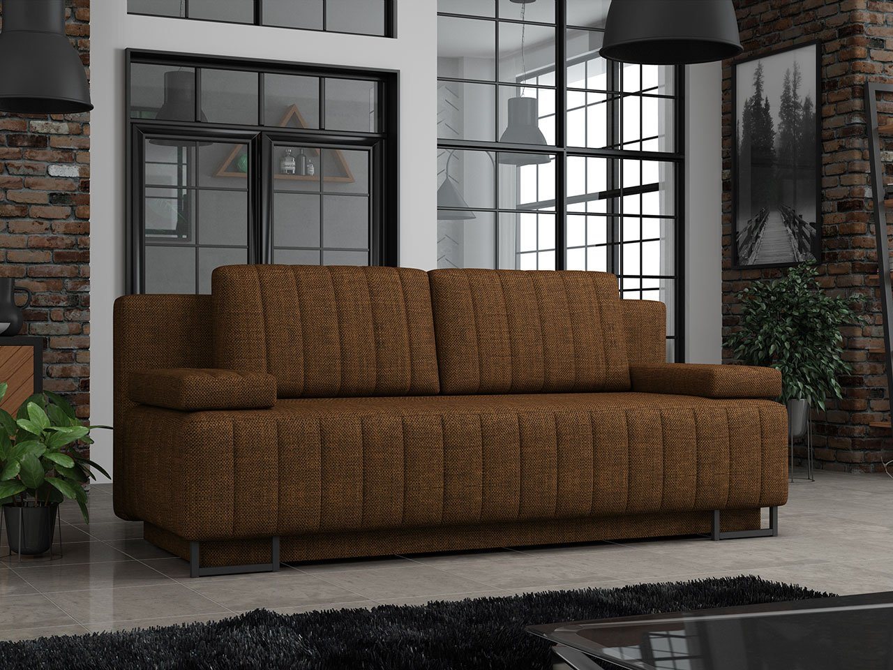 MIRJAN24 Schlafsofa Laguna, mit Bettkasten und Schlaffunktion, Polstersofa mit Metallfüße MIRJAN24 Schlafsofa Laguna, mit Bettkasten und Schlaffunktion, Polstersofa mit Metallfüße von MIRJAN24
