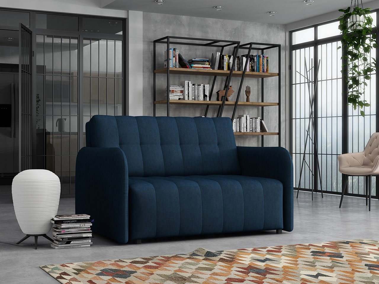 MIRJAN24 Schlafsofa Viva Grand II, mit Bettkasten und Schlaffunktion, 2 Sitzer Polstersofa inkl. Kissen, Wohnlandschaft von MIRJAN24