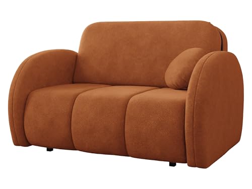 Mirjan24 Sofa Viva Comfy II mit Schlaffunktion, Zwei Sitzer Schlafsofa mit Bettkasten Polstersofa, Bettsofa/Couch, Sofagarnitur (Velo 627) von Mirjan24