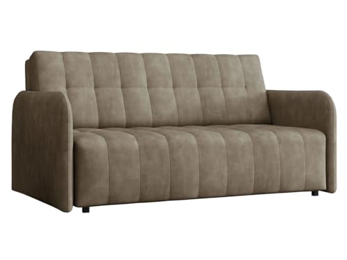 Mirjan24 Sofa Viva Grand IV mit Schlaffunktion, Vier Sitzer Schlafsofa mit Bettkasten, Polstersofa, Farbauswahl Bettsofa/Couch, Sofagarnitur (Country 3) von Mirjan24