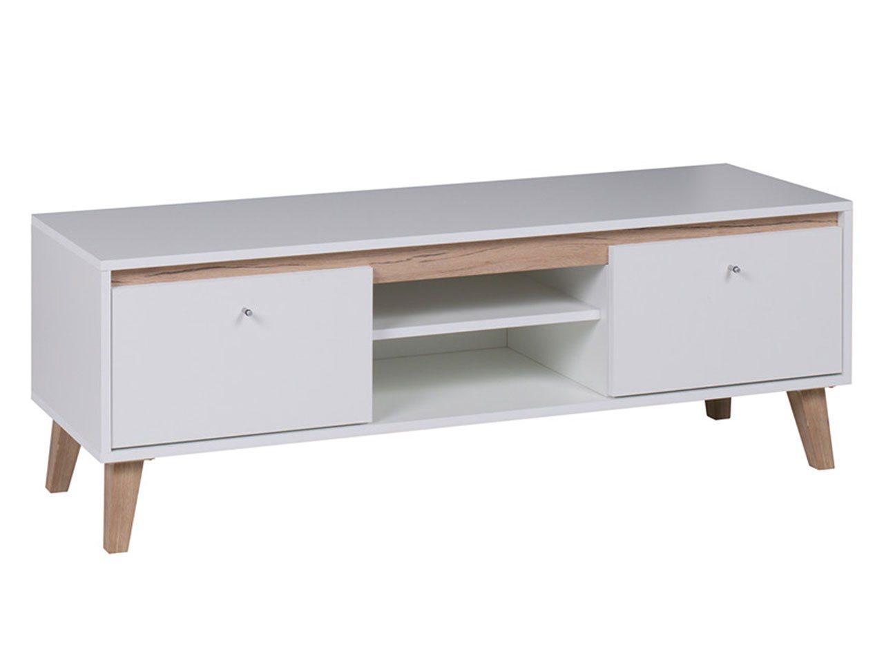 MIRJAN24 TV-Schrank Oviedo OV06 RTV135 (2-Drehtüren) Einlegebode, 135x40x47 cm von MIRJAN24