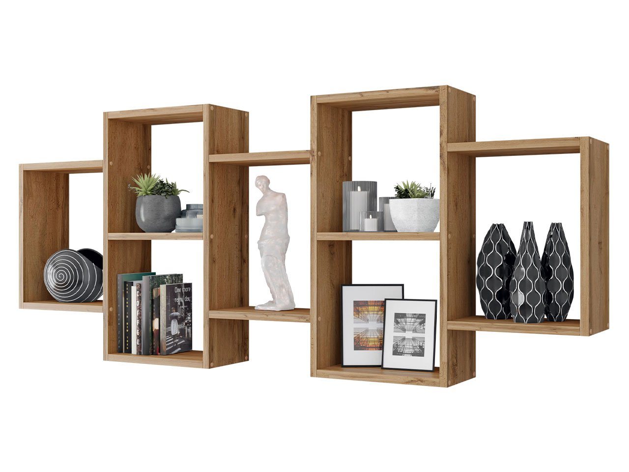 MIRJAN24 Wandregal Trio 001, 161x18x65 cm, Universell MIRJAN24 Wandregal Trio 001, 161x18x65 cm, Universell von MIRJAN24