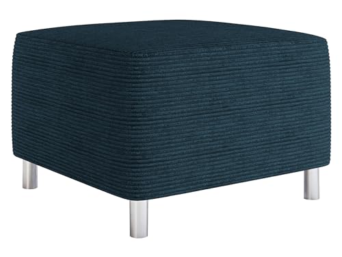 Mirjan24 Moderner Polsterhocker Dover Cord, Sitzhocker Hocker Sitzbank Fußbank Pouf Farbauswahl (Poso 05) von Mirjan24