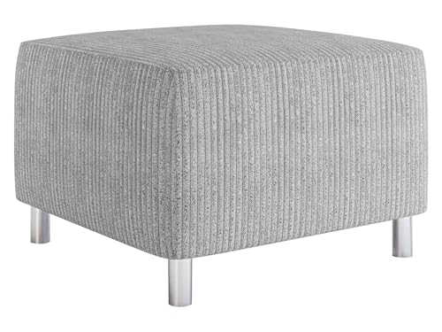 Mirjan24 Moderner Polsterhocker Dover Cord, Sitzhocker Hocker Sitzbank Fußbank Pouf Farbauswahl (Poso 110) von Mirjan24