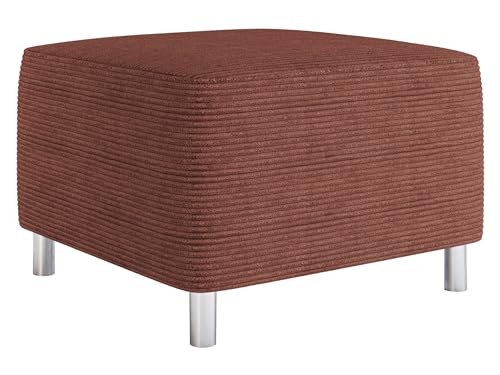 Mirjan24 Moderner Polsterhocker Dover Cord, Sitzhocker Hocker Sitzbank Fußbank Pouf Farbauswahl (Poso 29) von Mirjan24