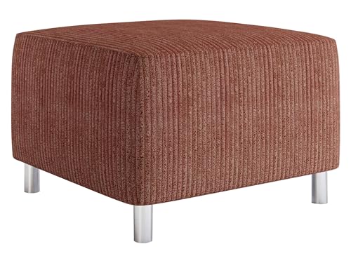 Mirjan24 Moderner Polsterhocker Dover Cord, Sitzhocker Hocker Sitzbank Fußbank Pouf Farbauswahl (Poso 29) von Mirjan24