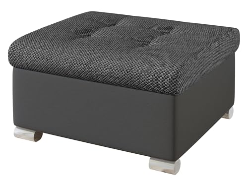 Mirjan24 Polsterhocker Niko klein Sitzbank Sitzhocker Fußbank Pouf Hocker Farbauswahl (Soft 020 + Majorka 03) von Mirjan24