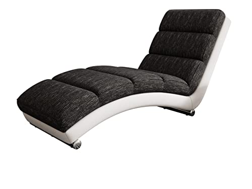 Mirjan24 Relaxliege Holiday Loungesessel Liegesessel Polstersessel Farbauswahl Relaxsessel Modern Wohnmöbel (Soft 017 + Lawa 06) von Mirjan24