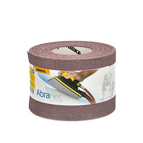Mirka Abranet Netz-Schleifrolle 115 mm x 25 m Klett/Korn P320 / 1 Rolle/zum Schleifen von Holz, Spachtel, Lack, Kunststoff / 5454400132 Mirka Abranet Netz-Schleifrolle 115 mm x 25 m Klett/Korn P320 / 1 Rolle/zum Schleifen von Holz, Spachtel, Lack, Kunststoff / 5454400132 von MIRKA