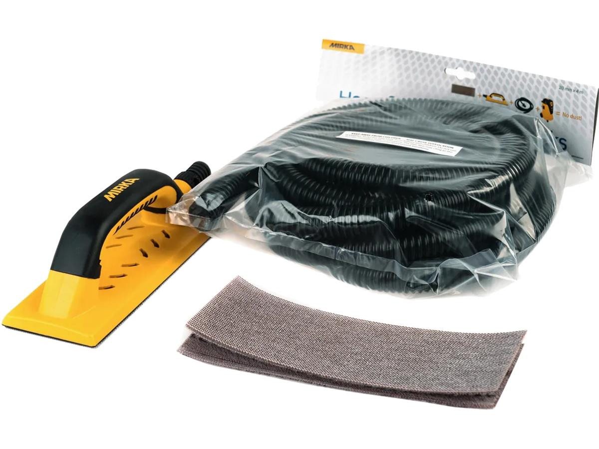 Mirka Handschleifer STARTKIT HANDY 80x230MM, Staubfrei Schleifen mit dem Mirka HandyKit. Alles in einer Box. von Mirka