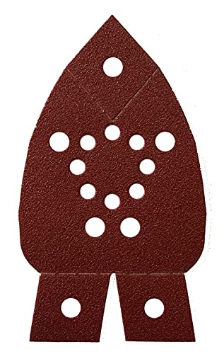 Mirka Red Deltaschleifer Schleifpapier Holz Schleifdreiecke Klett / 95x135x135 mm/Klett-Haftung / 13-Loch/Korn P80 / 5 Stück/zum Schleifen von Holz, Metall und Kunststoff Mirka Red Deltaschleifer Schleifpapier Holz Schleifdreiecke Klett / 95x135x135 mm/Klett-Haftung / 13-Loch/Korn P80 / 5 Stück/zum Schleifen von Holz, Metall und Kunststoff von MIRKA