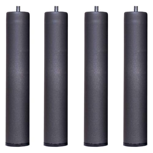 Miroytengo Packung mit 4 Beinen 30 cm für Lattenrost oder zylindrisches Bettgestell Sondermaße Metall von Miroytengo