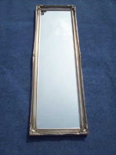 Mirror Verband im französischen Shabby-Chic-Stil, Antik-Stil, Gesamtgröße 125 x 40 cm, 124 x 41 cm von Mirror