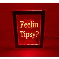 Fantastisch Einzigartiges Eye Catching Tip Box Raffle Fund Raiser Spendenglas Personalisiertes Graviertes Led 16 Farben Wechseln 18 cm B X 8, 5 H von MirrorManiaDesigns