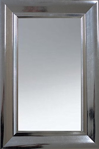 Mirrotech Aurelia III Rahmenspiegel, Glas, Silber, 192 x 72 x 3.4 cm von Mirrotech