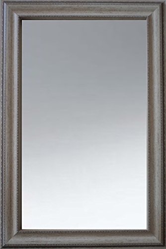Mirrotech Romy I Rahmenspiegel, Glas, Beige, 82 x 62 x 2 cm von Mirrotech