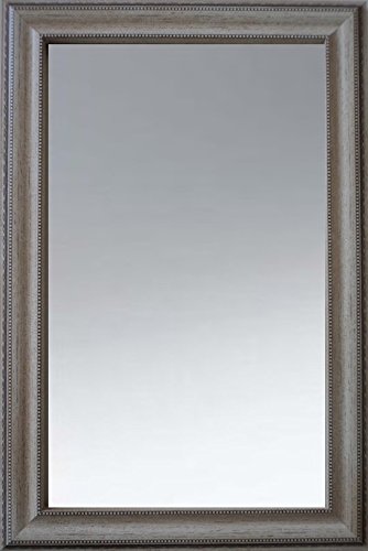 Mirrotech Romy II Rahmenspiegel, Glas, Beige, 154 x 54 x 2 cm von Mirrotech