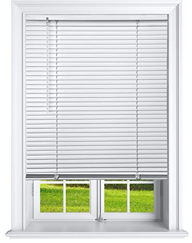 Mirrotek schnurlose 2,5 cm Fensterrollo, schnurlose Jalousien, Lichtfilterung, Mini-Jalousien, 30 x 64 cm von Mirrotek