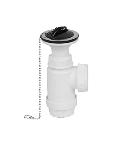 Aqualy BO-41343 Siphon für Waschbecken und Bidet, mit Ventil von Aqualy