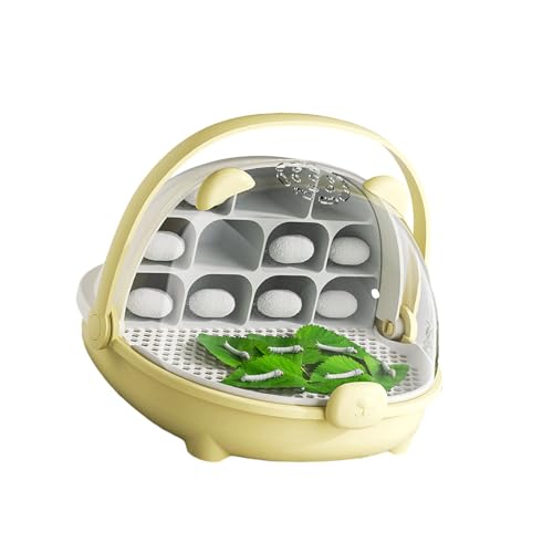 Belüfteter Seidenraupenzuchtkoffer mit klarem, abnehmbarem Kammer-Design für organisierte Lebensräume, Behälter, Beobachtungskoffer Belüfteter Seidenraupenzuchtkoffer mit klarem, abnehmbarem Kammer-Design für organisierte Lebensräume, Behälter, Beobachtungskoffer von Mirweon