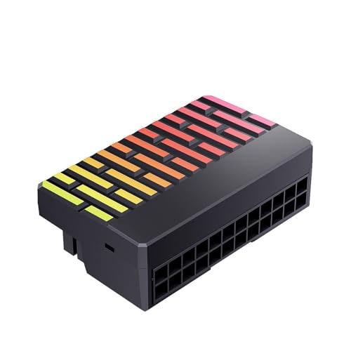 Desktop-Netzteil, 24-poliger Adapter, 90-Grad-Drehung, verbessert das Kabelmanagement, ARGB ermöglicht Desktop-Netzteil, 24-poliger Adapter, 90-Grad-Drehung, verbessert das Kabelmanagement, ARGB ermöglicht von Mirweon