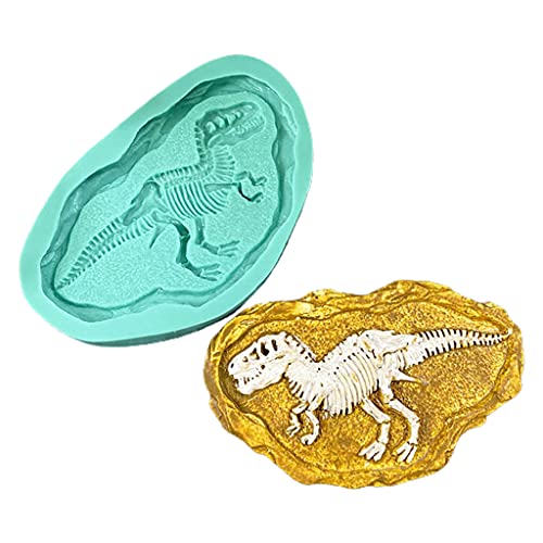 Dinosaurier-Skelett-Silikonform, Geschenk für Ihre Klassenkameraden, Familie und geeignet für handgefertigte Harzornamente von Mirweon