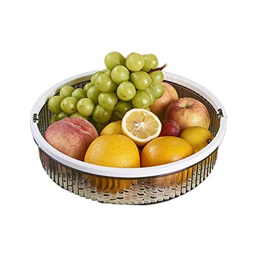 Drehteller-Aufbewahrungsbox für Lebensmittel, Gewürze, Spinnerregal für Küche, Badezimmer, Theke, Organisation, um 360 Grad drehbarer Organizer, Drehteller, Kosmetikbox, Organizer von Mirweon