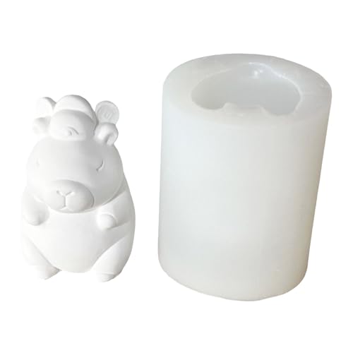 Flexible Silikonform Capybaras geformte Formen, duftende Aromatherapie, handgefertigte Desktop-Ornamente, Gipsfiguren Flexible Silikonform Capybaras geformte Formen, duftende Aromatherapie, handgefertigte Desktop-Ornamente, Gipsfiguren von Mirweon