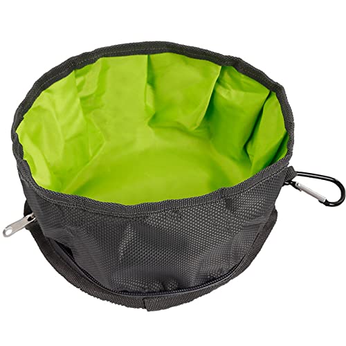 Hundenapf für Reisen, wasserdicht, Nylon, für Outdoor, Wandern, Fütterung, Futterspender, Rassen, faltbar, wasserdicht, Hund, Outdoor, Camping, Haustier von Mirweon