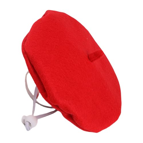 Leichte Baskenmützen für Welpen und Katzen, bequem zu tragen, festliche Anlässe und den täglichen Gebrauch, modische Haustiermütze, Foto von Mirweon