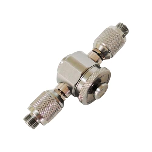 Leichter Camping-Adapter mit 3 Anschlüssen, Hochdruckventile, Kompatibilität mit flachen Kanistern, Notfall, Heizung, Herd-Konverter von Mirweon