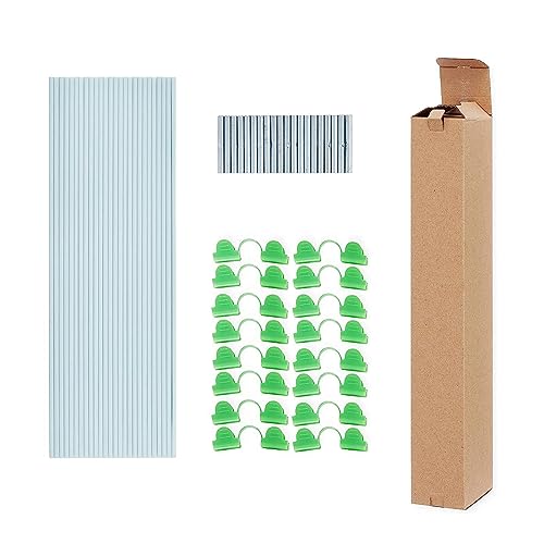 Mirweon Gewächshausreifen für Hochbeete Grow Tunnel Rostfrei Fiberglas für Pflanze Obst Gemüse Mirweon Gewächshausreifen für Hochbeete Grow Tunnel Rostfrei Fiberglas für Pflanze Obst Gemüse von Mirweon