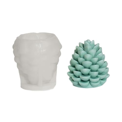 Mirweon Handgefertigte Silikon-Tannenzapfenformen, Seife, Ornament, Gießzubehör Mirweon Handgefertigte Silikon-Tannenzapfenformen, Seife, Ornament, Gießzubehör von Mirweon