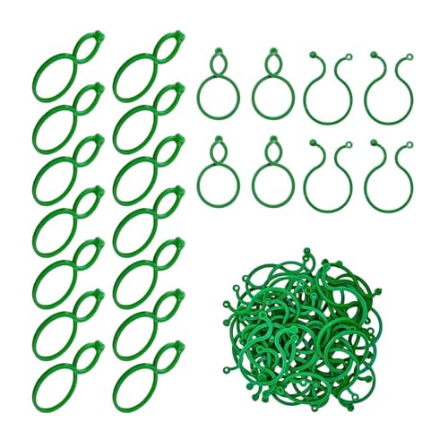 Mirweon Pflanzenclips zum Klettern, für Gartenarbeit, Tomaten, Gemüse, Glätten, Gartenerde, einfache Installation, 500 Stück Mirweon Pflanzenclips zum Klettern, für Gartenarbeit, Tomaten, Gemüse, Glätten, Gartenerde, einfache Installation, 500 Stück von Mirweon