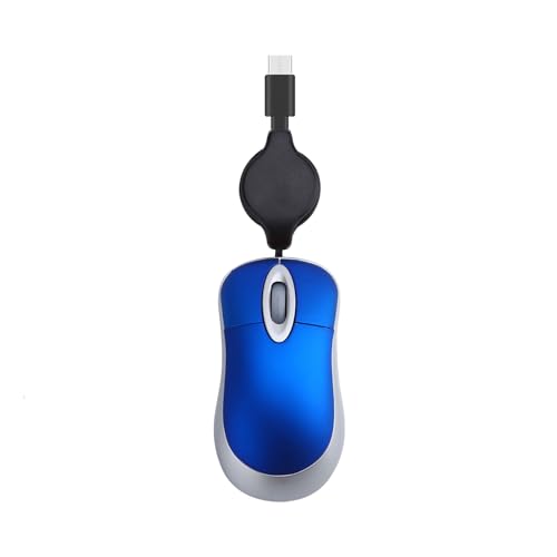 Mirweon USB-C-Kabel, einziehbar, klein, für Kinder, 1000 dpi, optisches Reise-PC, Desktop-Notebook Mirweon USB-C-Kabel, einziehbar, klein, für Kinder, 1000 dpi, optisches Reise-PC, Desktop-Notebook von Mirweon