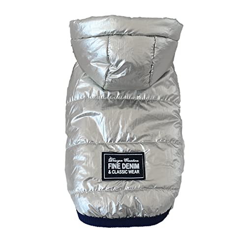 Mirweon Winter Haustier Hundekleidung Hundemantel mit Kapuze Haustier Hundeweste Haustier Hund Kostüm Winter Warm Hund Haustier Hundeweste von Mirweon
