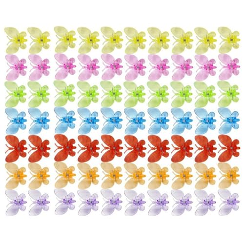 Pflanzenclips in Schmetterlingsform, robuste Klemmen, geeignet für Kletterblumen, Orchideen, Anti-Unterbringungs-Design, wasserdichte Pflanzenclips, für drinnen und draußen, 70 Stück Pflanzenclips in Schmetterlingsform, robuste Klemmen, geeignet für Kletterblumen, Orchideen, Anti-Unterbringungs-Design, wasserdichte Pflanzenclips, für drinnen und draußen, 70 Stück von Mirweon