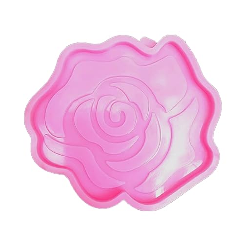 Silikonform in Rosenform zur Herstellung von Tassen, Geschirrmatten, Epoxidharz, Schmuckherstellungszubehör von Mirweon