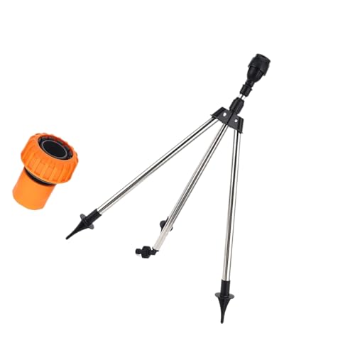 Stativ-Sprinkler mit flexibler Sprüheinstellung, 2,5 cm Stecker, auslaufsicher, passend für effiziente Pflanzenbewässerung, Stativ-Sprinkler für Gewächshäuser und Blumenbeete Stativ-Sprinkler mit flexibler Sprüheinstellung, 2,5 cm Stecker, auslaufsicher, passend für effiziente Pflanzenbewässerung, Stativ-Sprinkler für Gewächshäuser und Blumenbeete von Mirweon